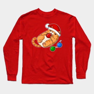 Napping Christmas Long Sleeve T-Shirt